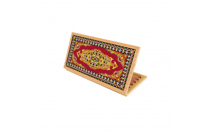 Нарды + Шашки Аравия Красные малые (Россия, дерево, 40 см), Partida Нарды + Шашки Аравия Красные малые (Россия, дерево, 40 см), Partida