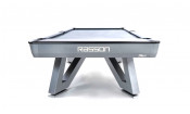 Стол / пул "Rasson Wolf" 9 ф (серый, сланец 25 мм) в комплекте с плитой, аксессуары + сукно